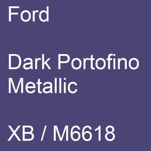 Ford, Dark Portofino Metallic, XB / M6618.
